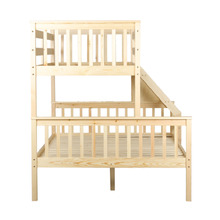 Karelia Pine Wood Single Over Double Bunk Bed